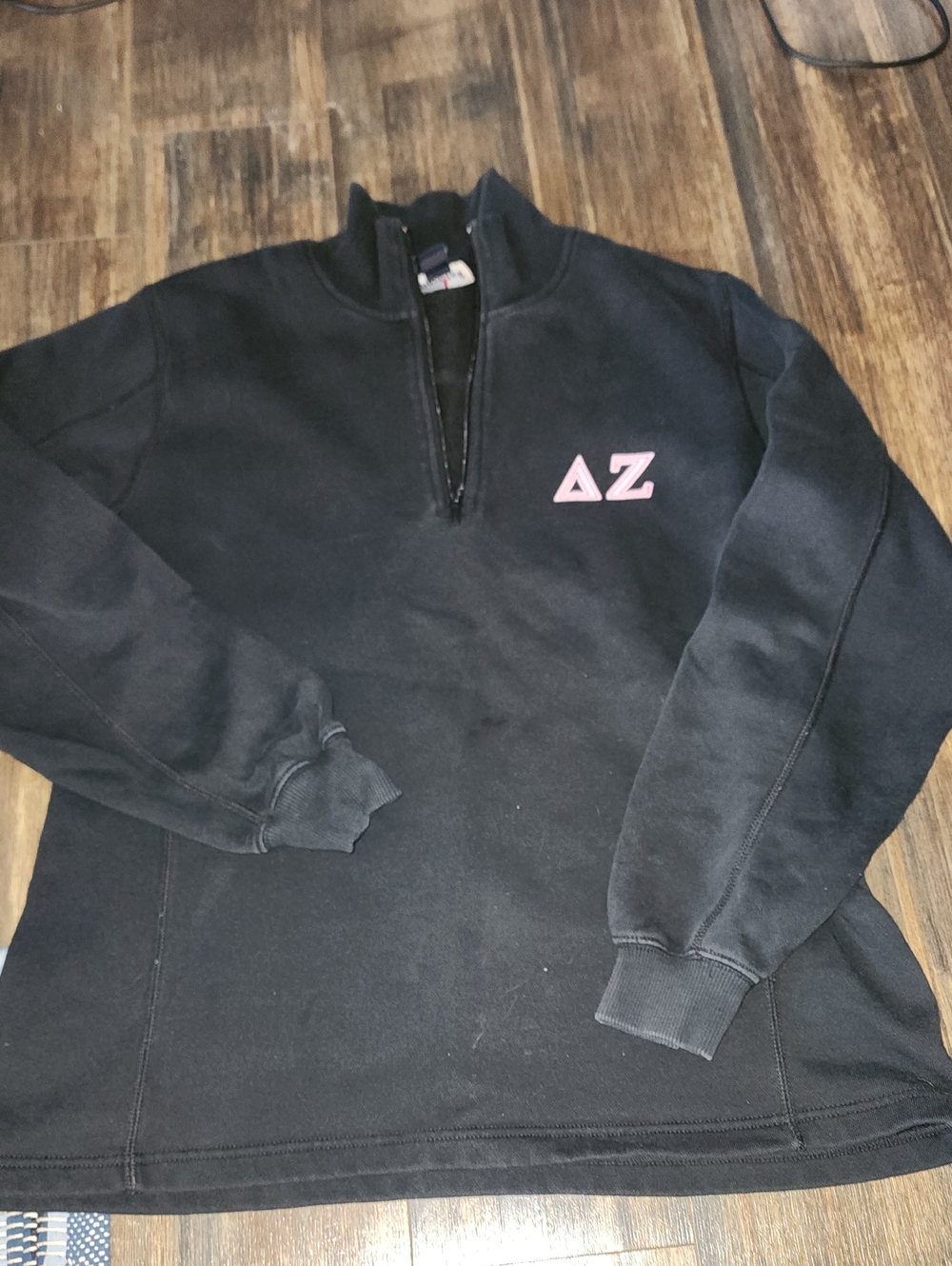 Sport-Tek Black Quarter-Zip Pullover Delta Zeta